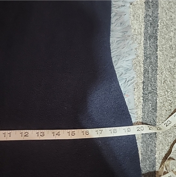 ST. JOHN Collection Women's Wool Blend Black Metallic Pearls Shimmer Dress. - Picture 9 of 11